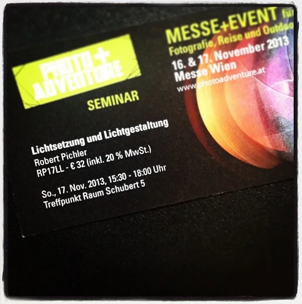 Seminar "Lichtsetzung & Lichtgestaltung" von Robert Pichler