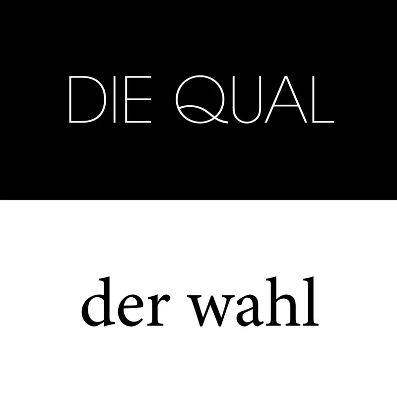 Fotografische Ausstellung "Die Qual der Wahl"