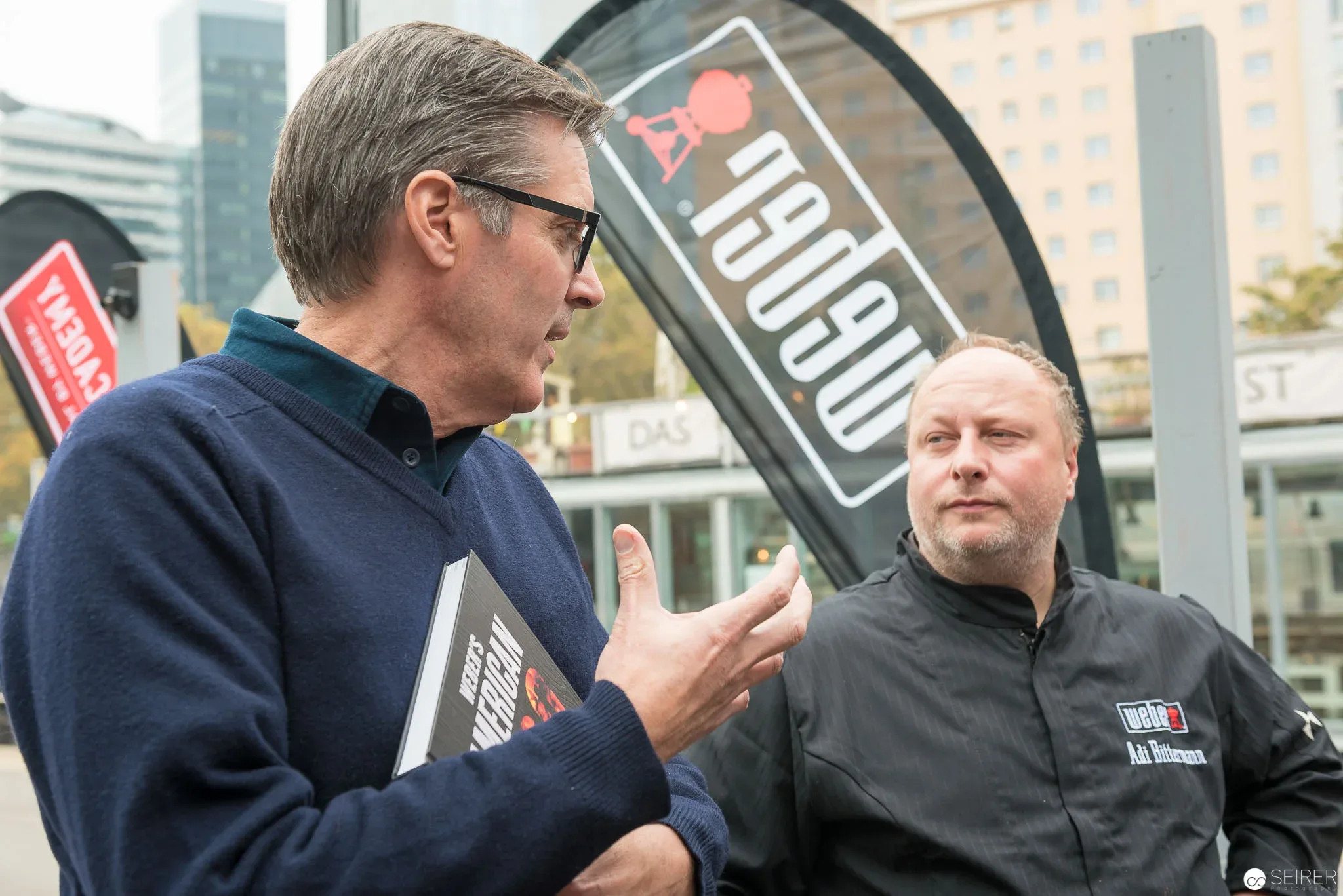Jamie Purviance mit Adi Bittermann