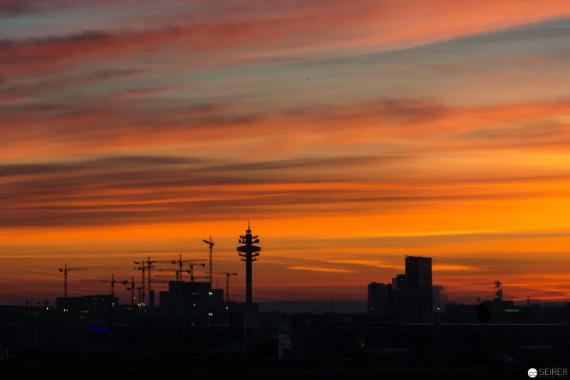Sonnenaufgang über Wien