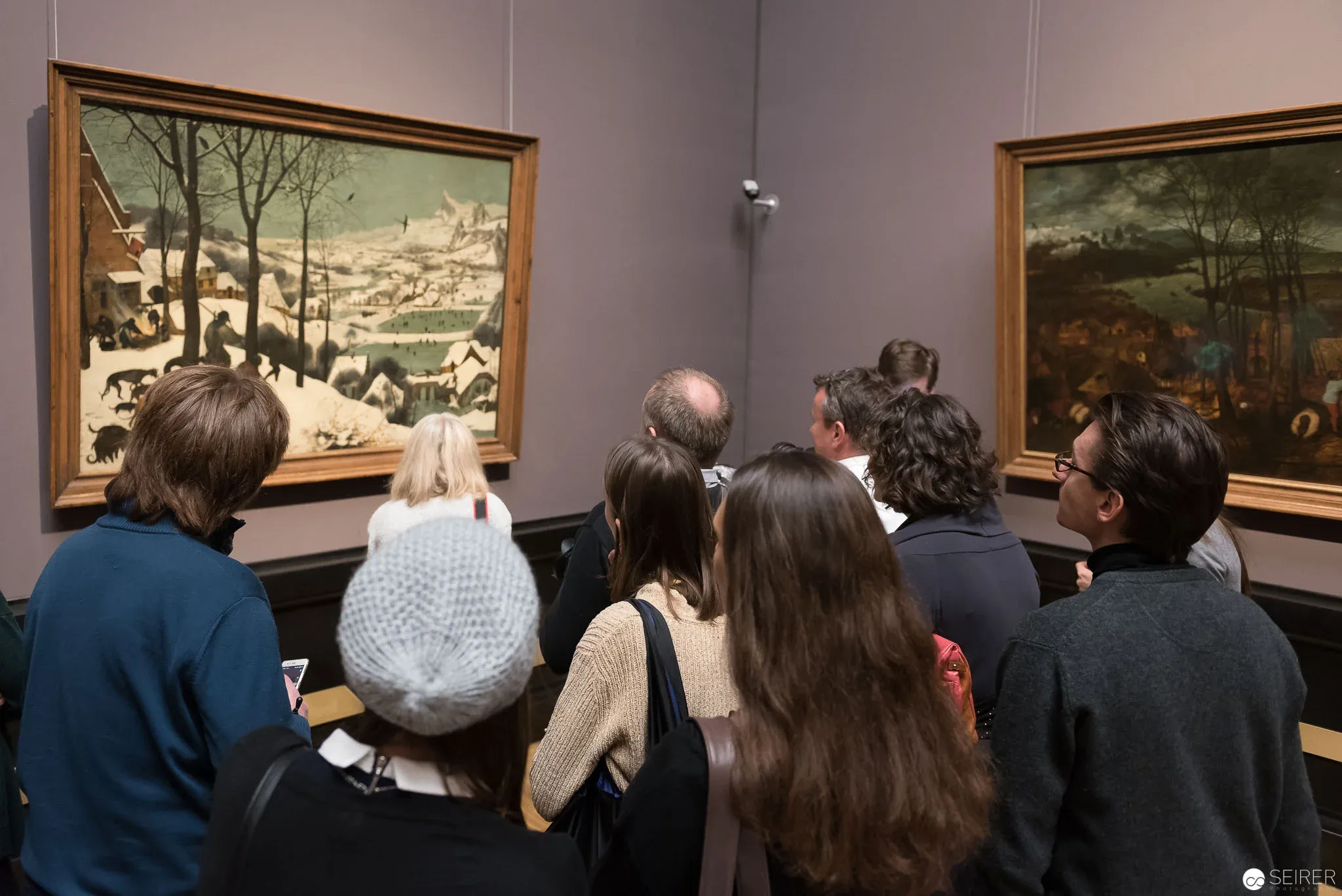 Bruegel Saal - Besprechung von "Die Jäger im Schnee"