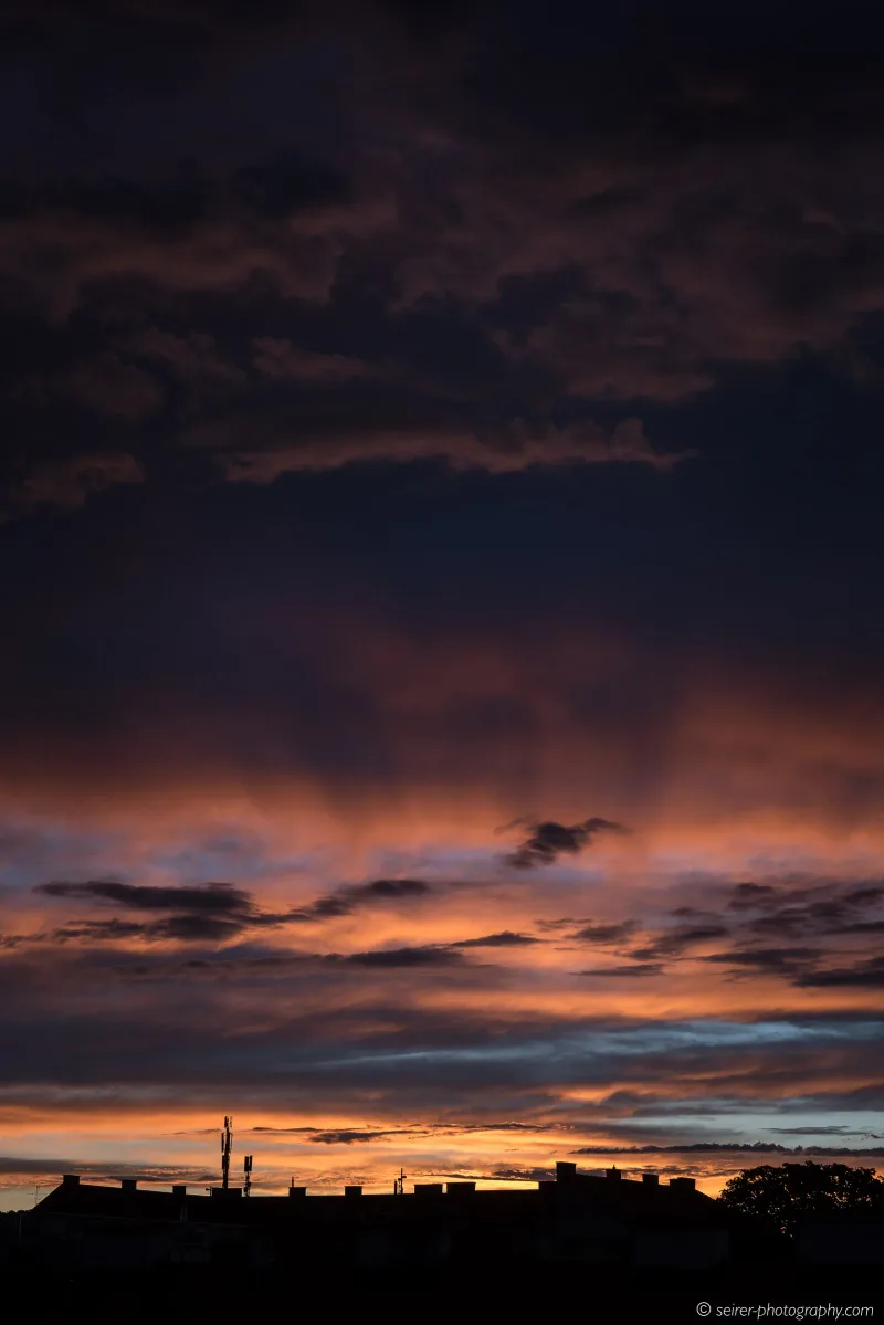 Sonnenuntergang in Wien
