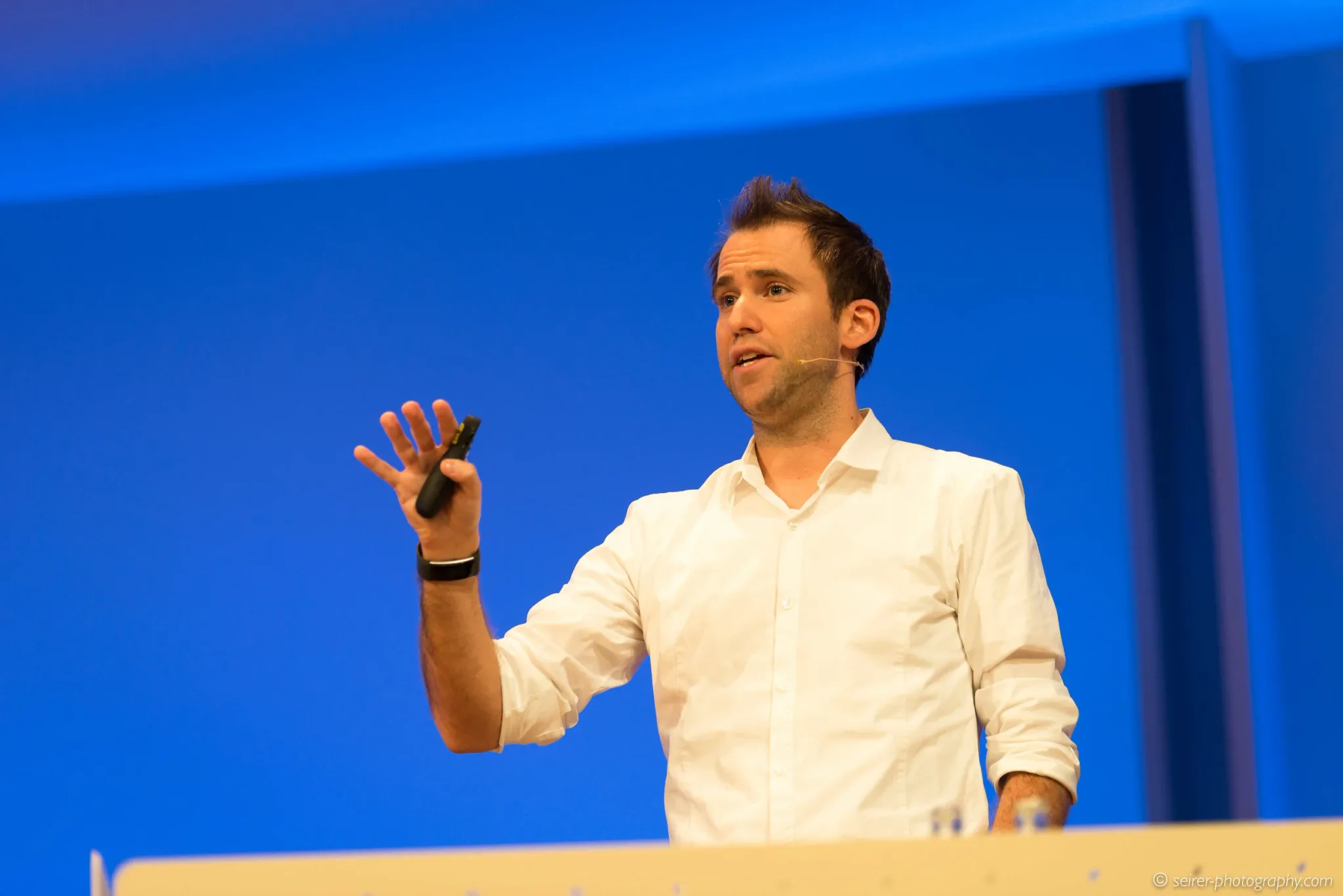 Thomas Maurer von der itnetX in einem seiner Vorträge