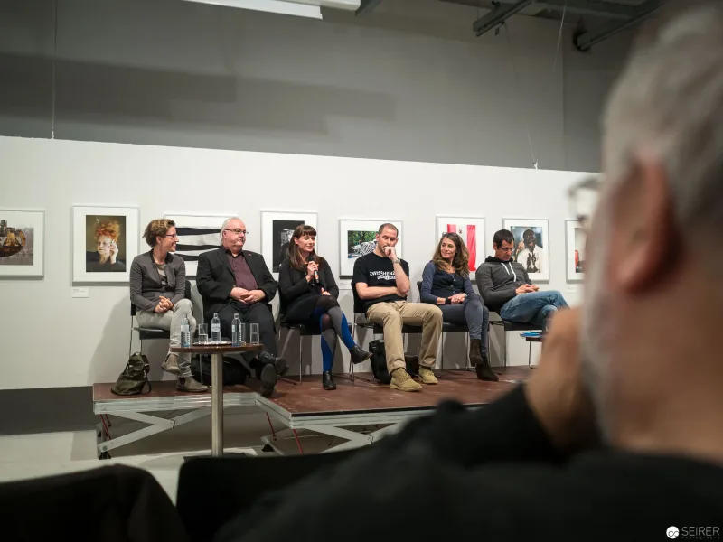 Podiumsdiskussion "Pressefotografie: Leben - Überleben?"