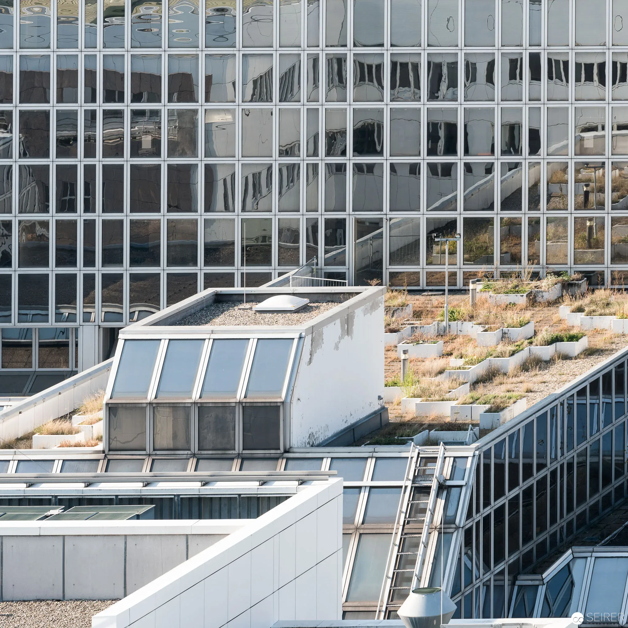 Ehemalige WU Wien - Ausblick vom 14. Stock der Müllverbrennungsanlage Spittelau