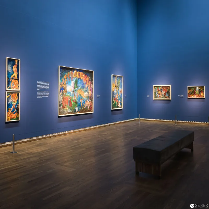 Architekturfotografie Sneak Peek Anton Kolig Ausstellung im Leopold Museum
