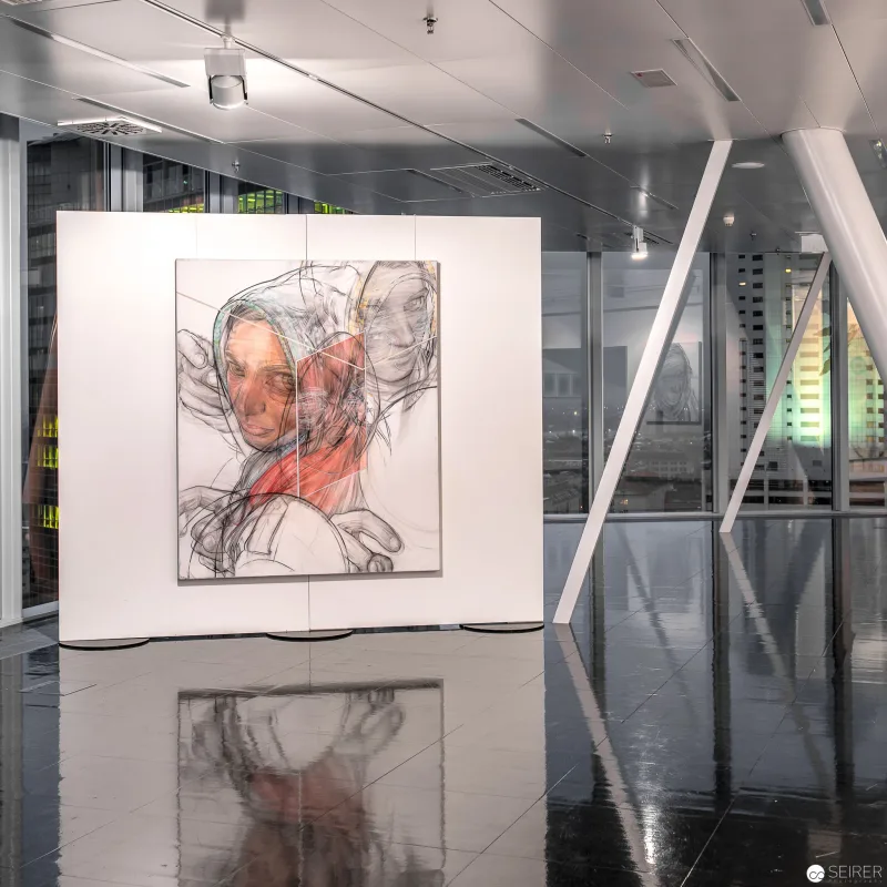 Stylianos Schicho im Strabag Kunstforum: Another point of YOU (Eventfotografie)