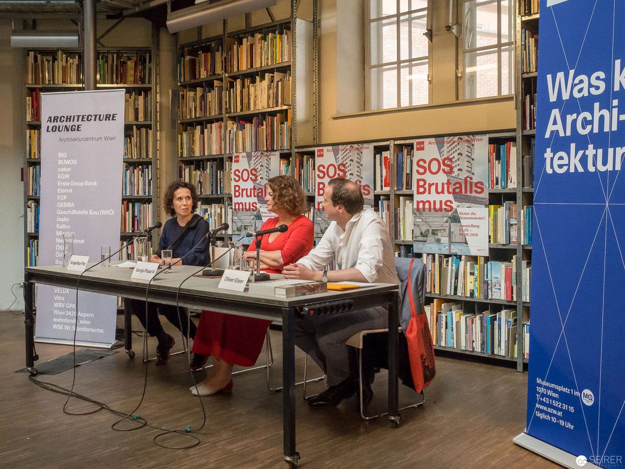 Pressekonferenz mit Angelika Fritz, Sonja Pisarik und Oliver Elser