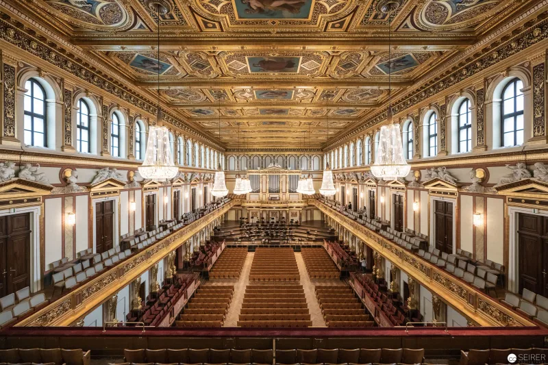 Tour im Musikverein Wien (Architekturfotografie)