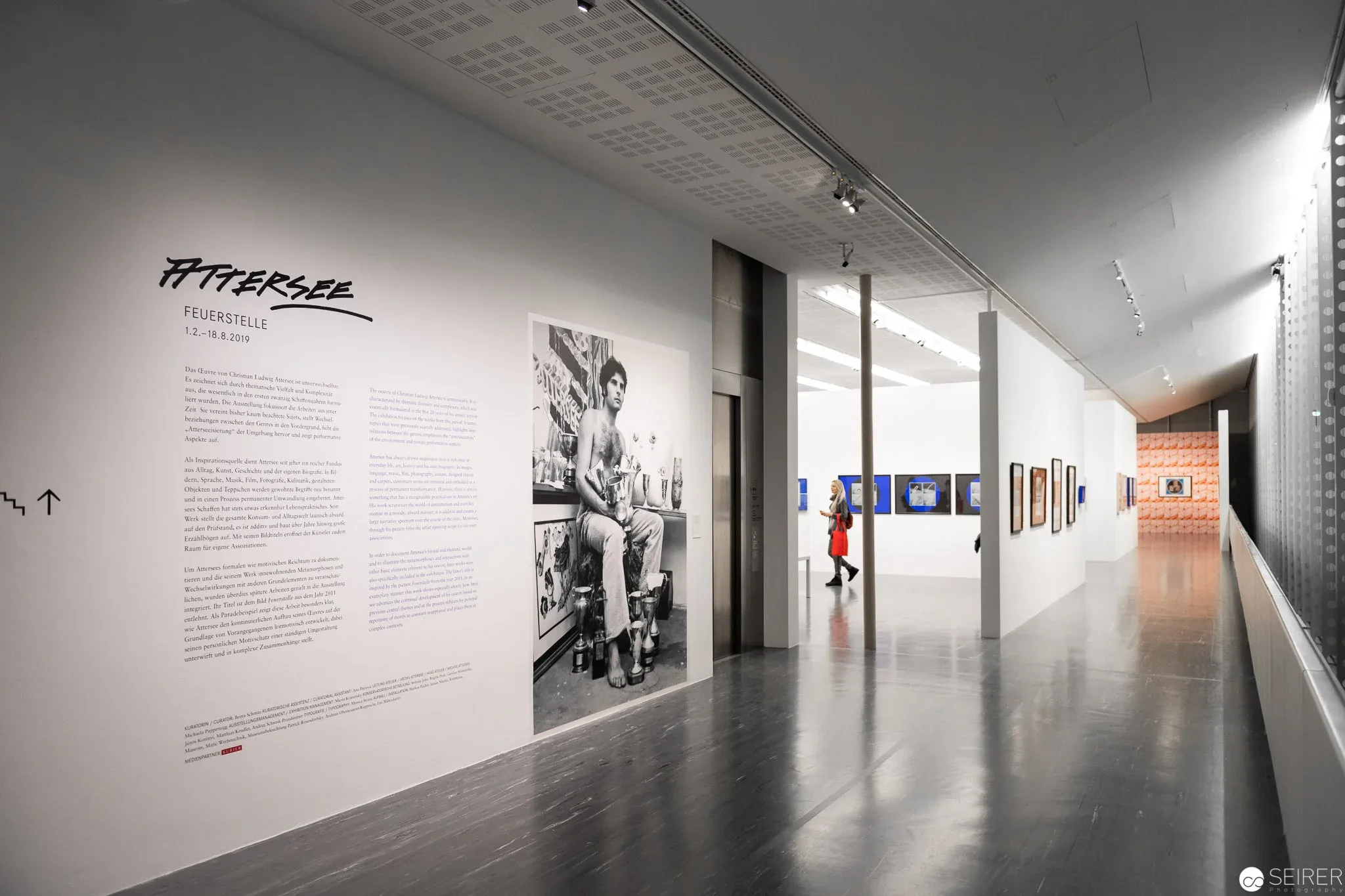 Ausstellung "Feuerstelle" von Christian Ludwig Attersee im Belvedere21