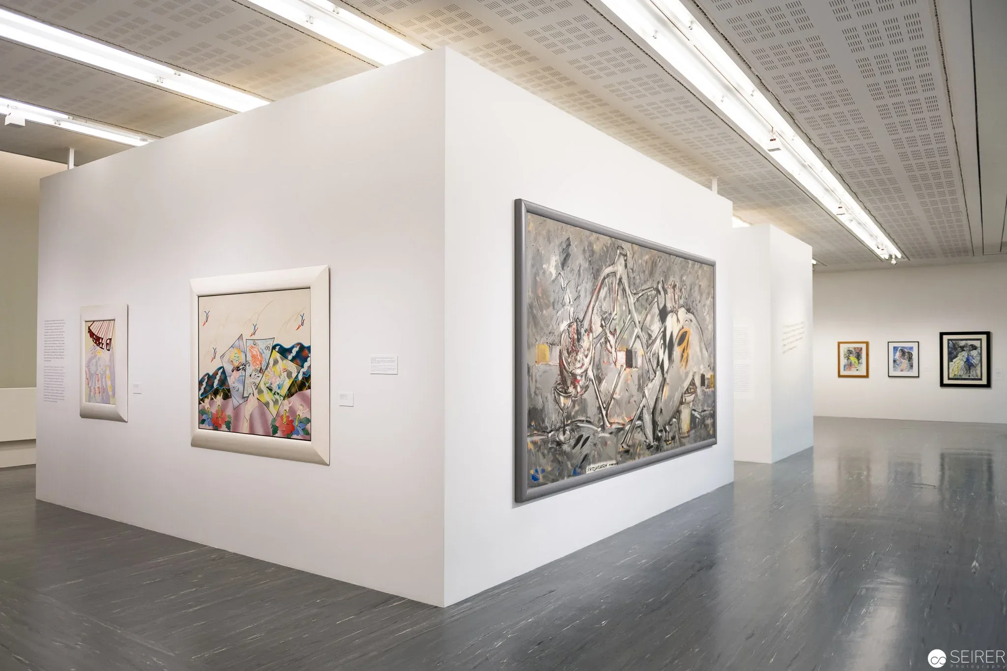 Ausstellung "Feuerstelle" von Christian Ludwig Attersee im Belvedere21