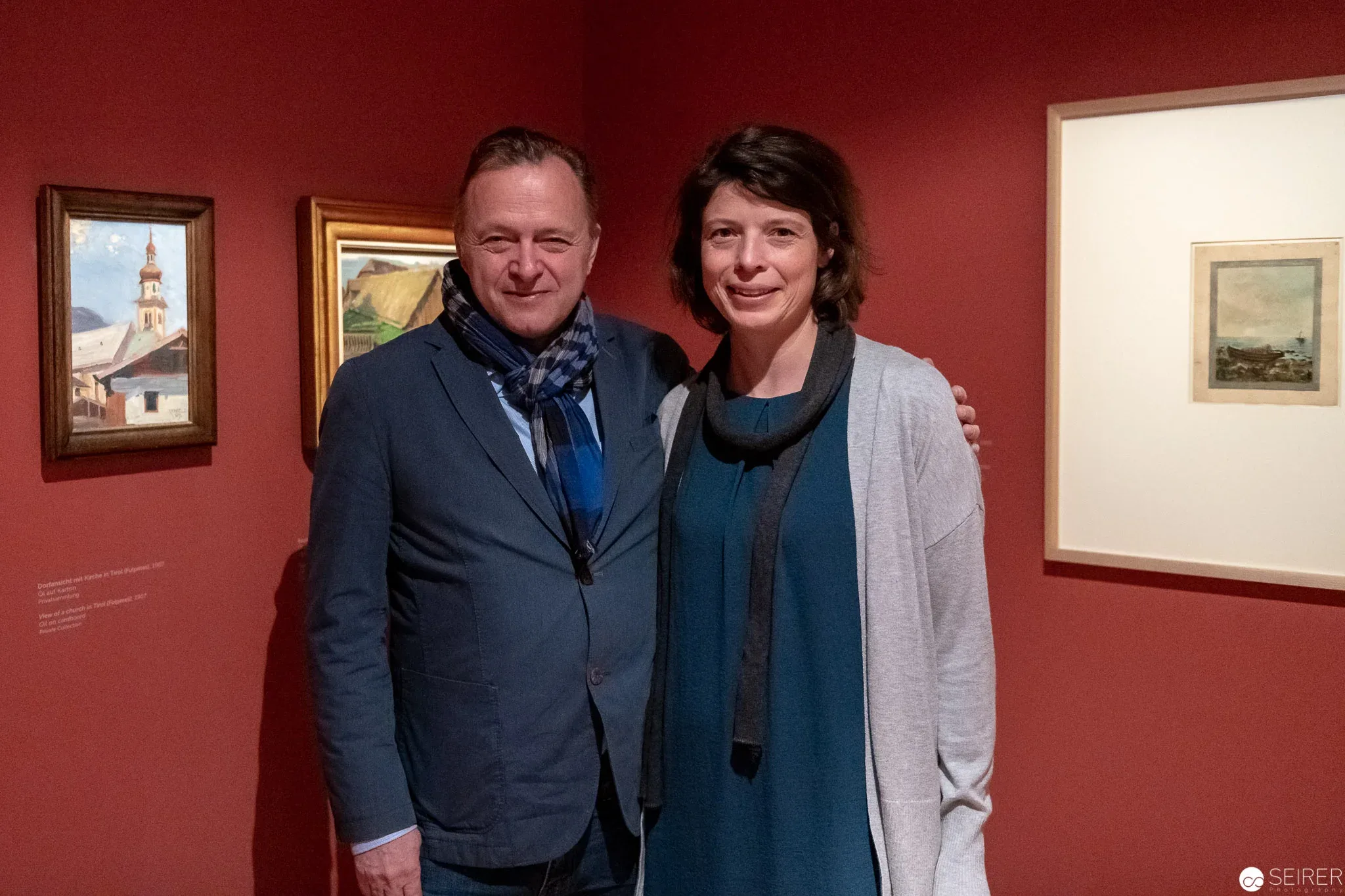 Christian Bauer, Kurator und Heidrun Wenzel, Co-Kuratorin vom Egon Schiele Museum