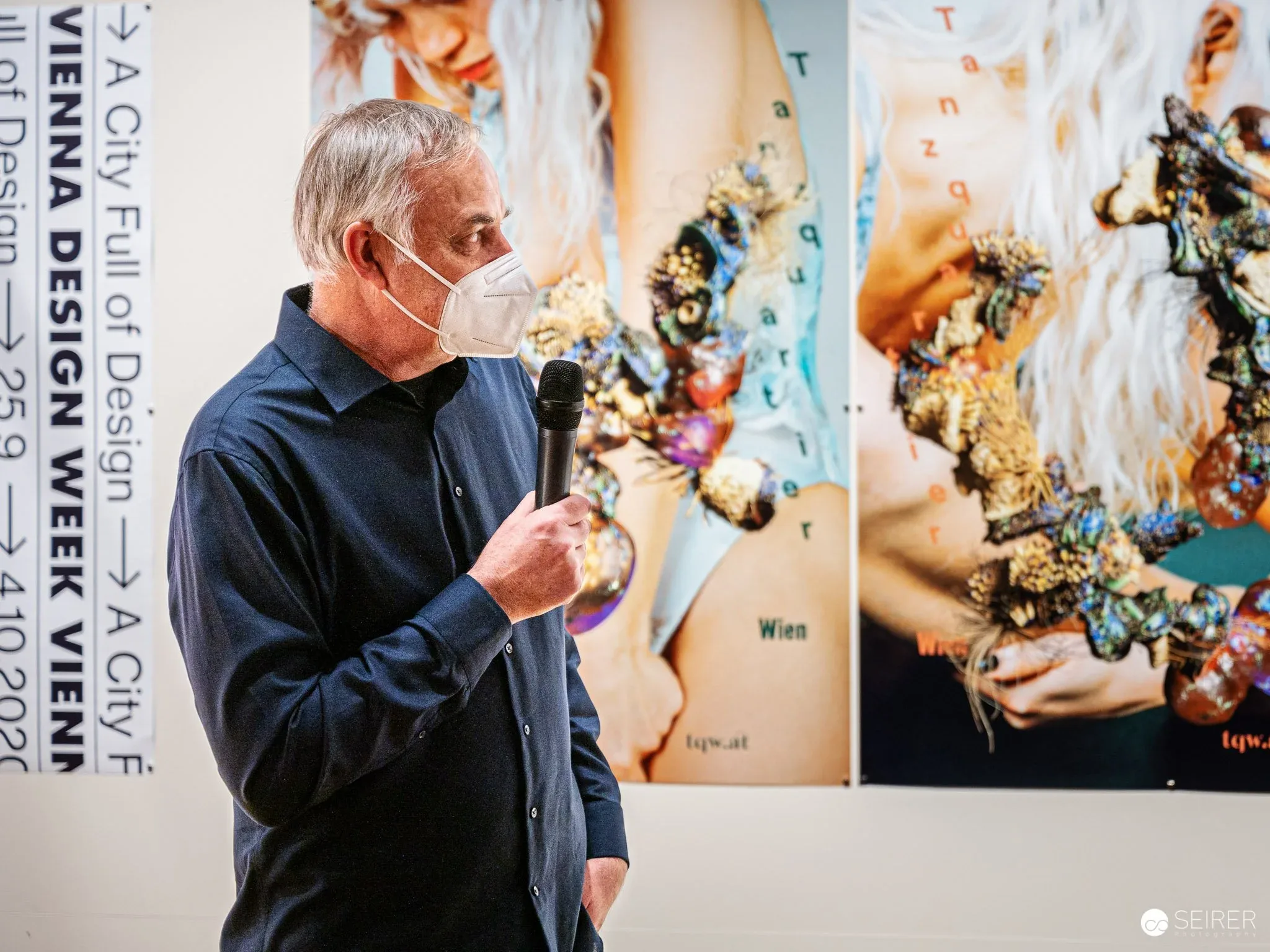 Kurator Peter Klinger, 100 Beste Plakate, Mak, Wien, 2021
