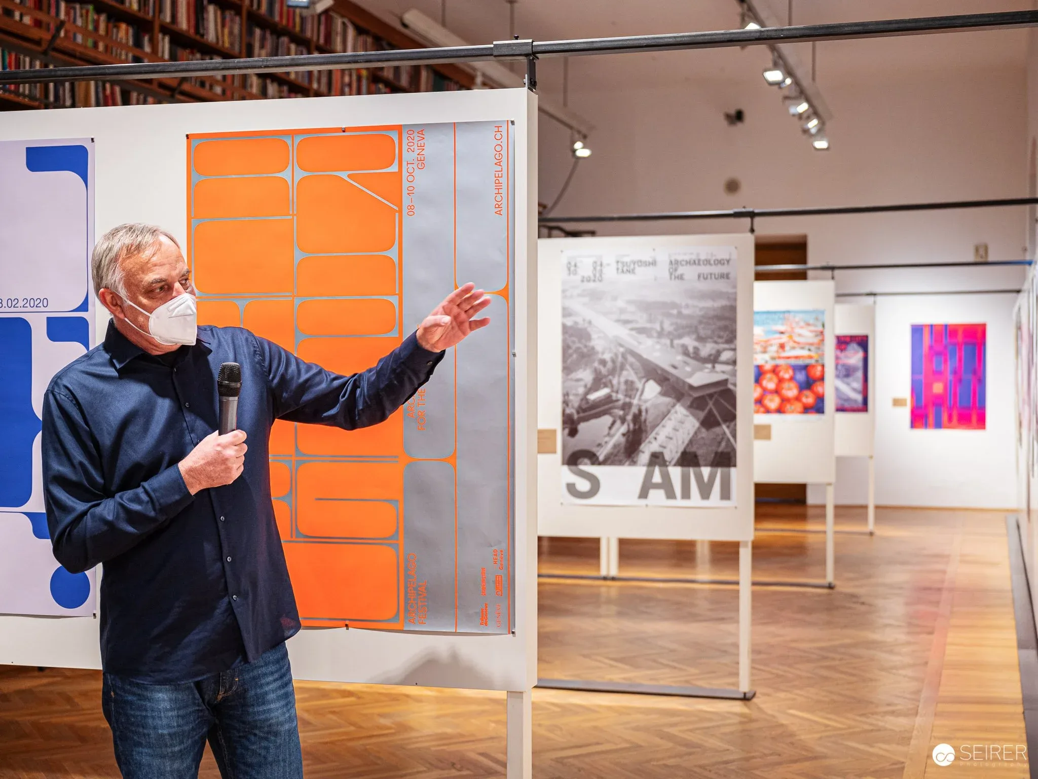 Kurator Peter Klinger, 100 Beste Plakate, Mak, Wien, 2021