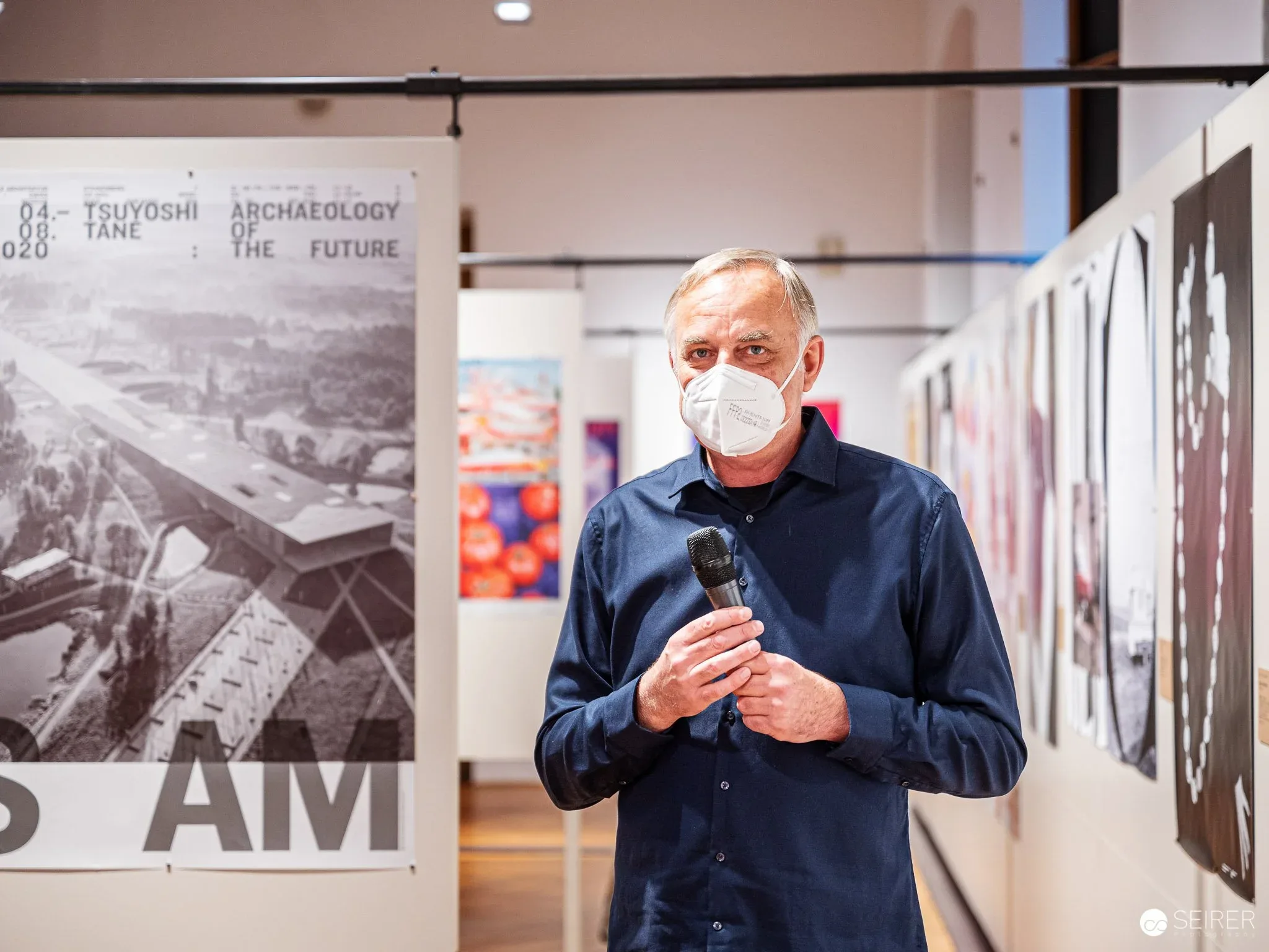Kurator Peter Klinger, 100 Beste Plakate, Mak, Wien, 2021