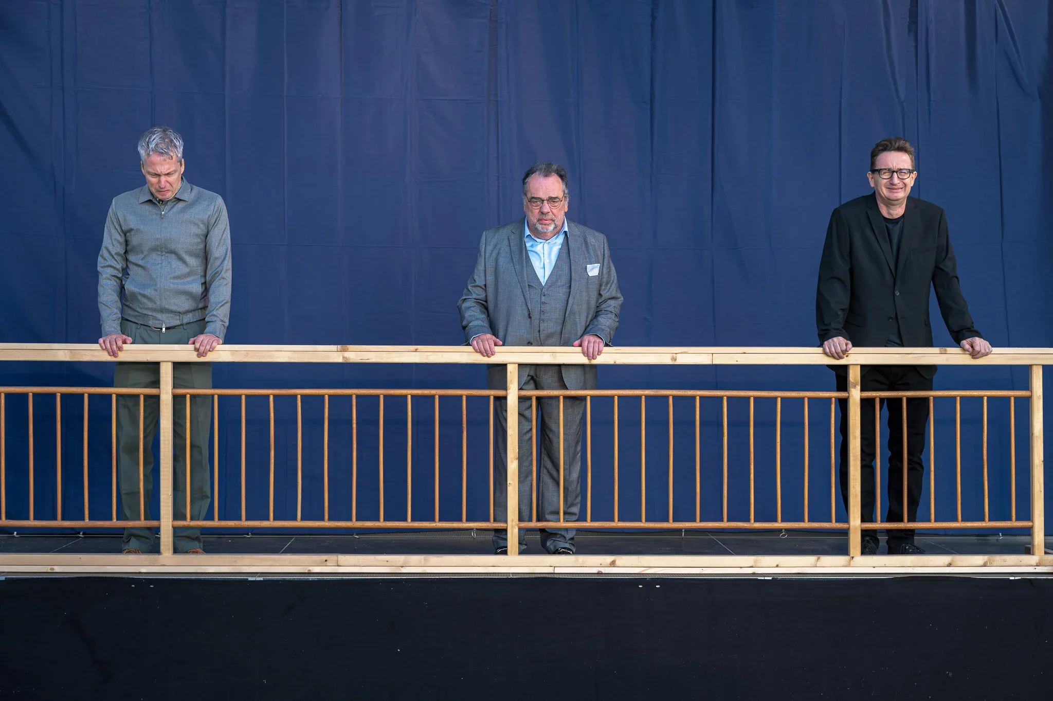 Alois Frank, Joseph Prammer und Klaus Schaurhofer in “Männer im Mond”, Komödienspiele Neulengbach