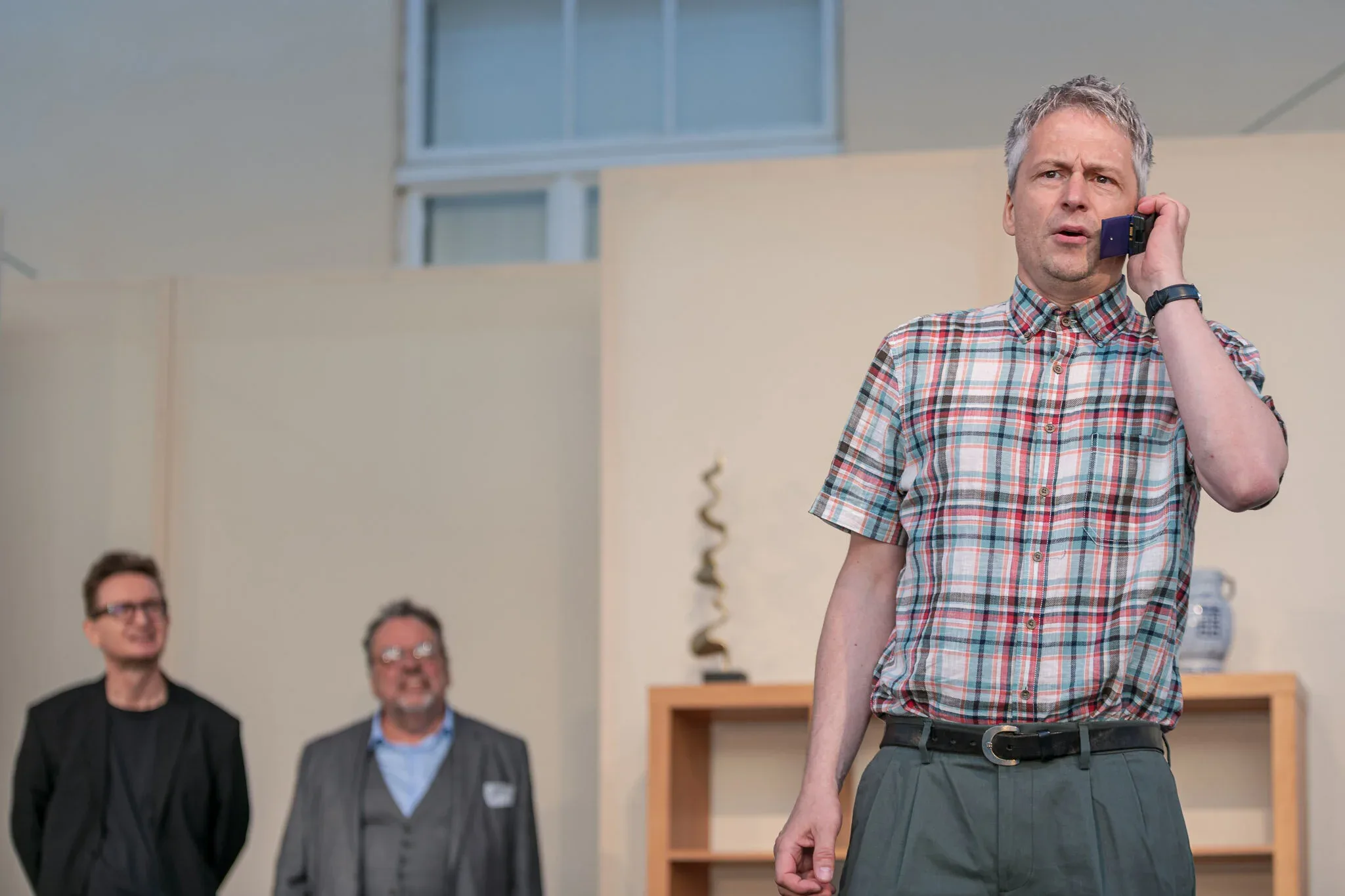 Alois Frank, Joseph Prammer und Klaus Schaurhofer in “Männer im Mond”, Komödienspiele Neulengbach