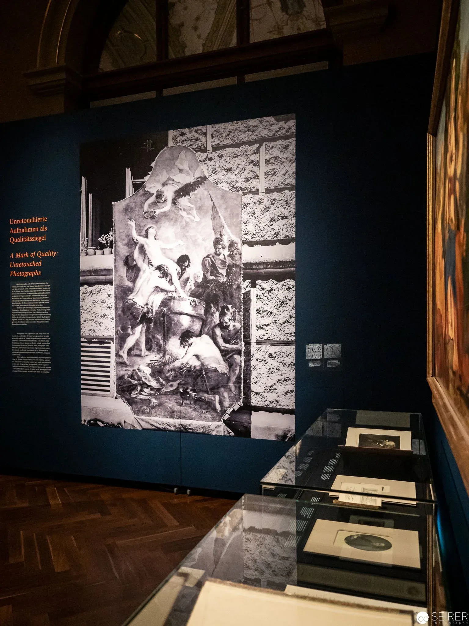 Ausstellungsansicht: "Farbe in Schwarz-Weiß", KHM Wien