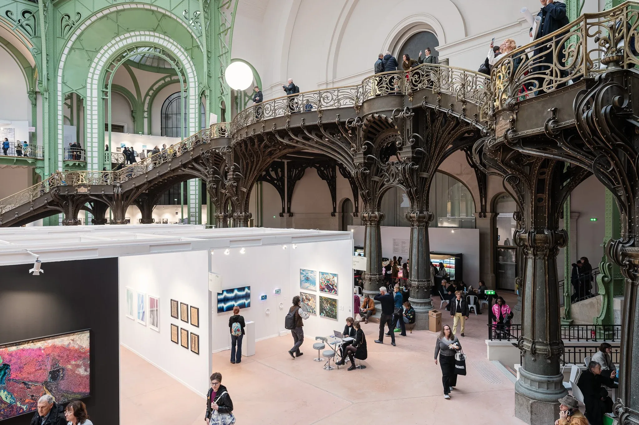 Paris Photo 2024 interacting with the Grand Palais structure