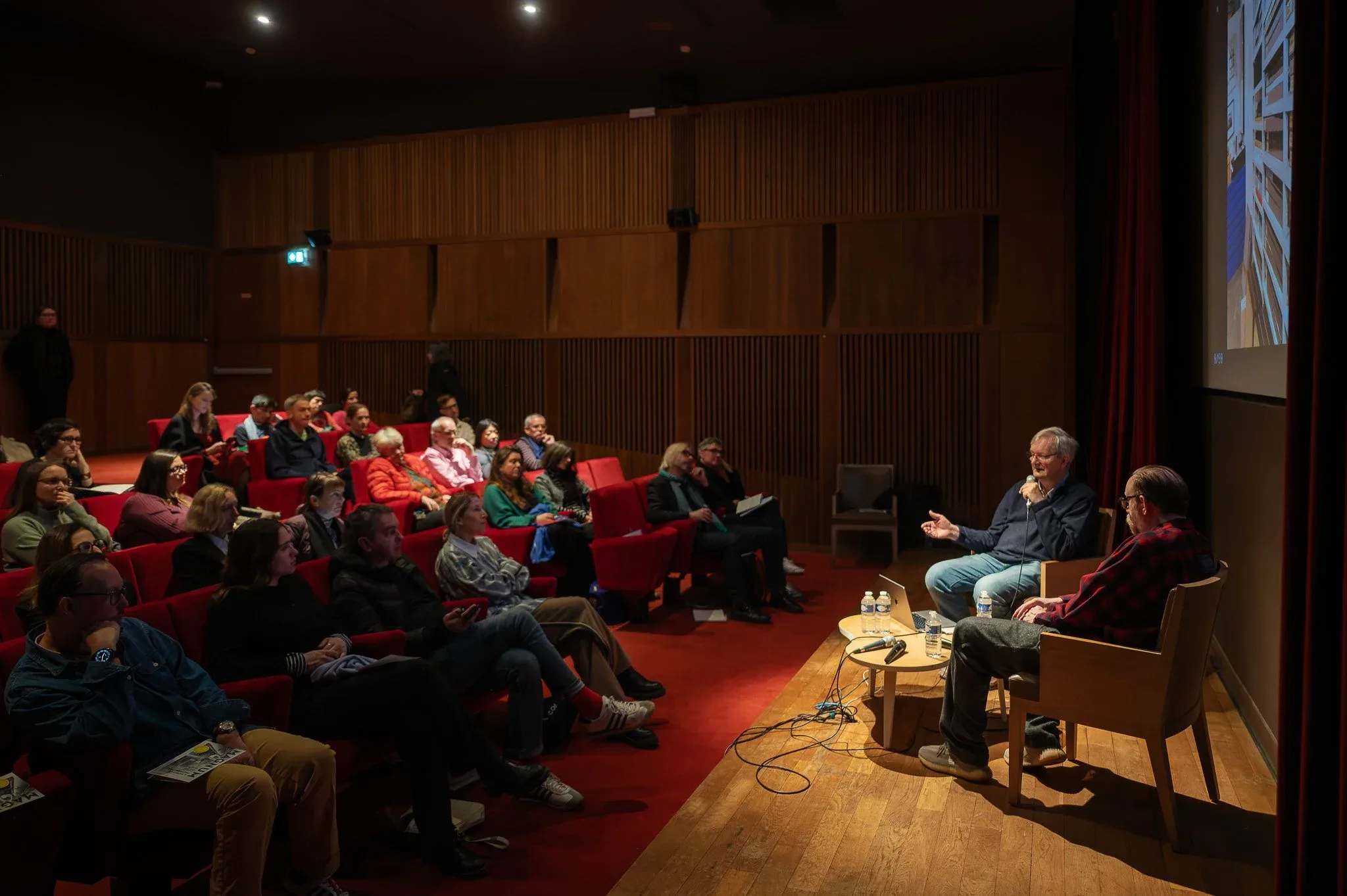 Simon Baker talk with Martin Parr