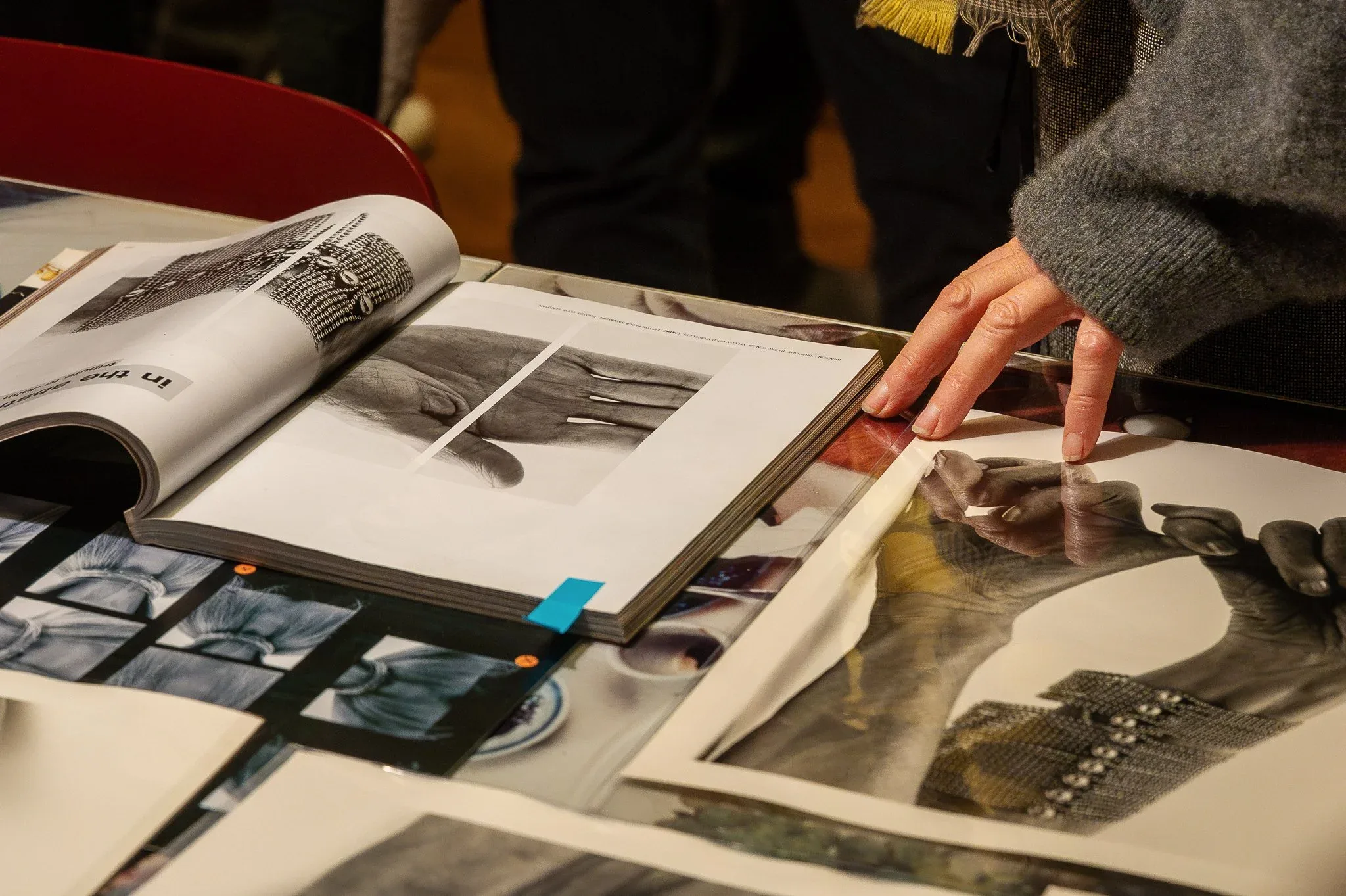 Details of the studio of Elfie Semotan