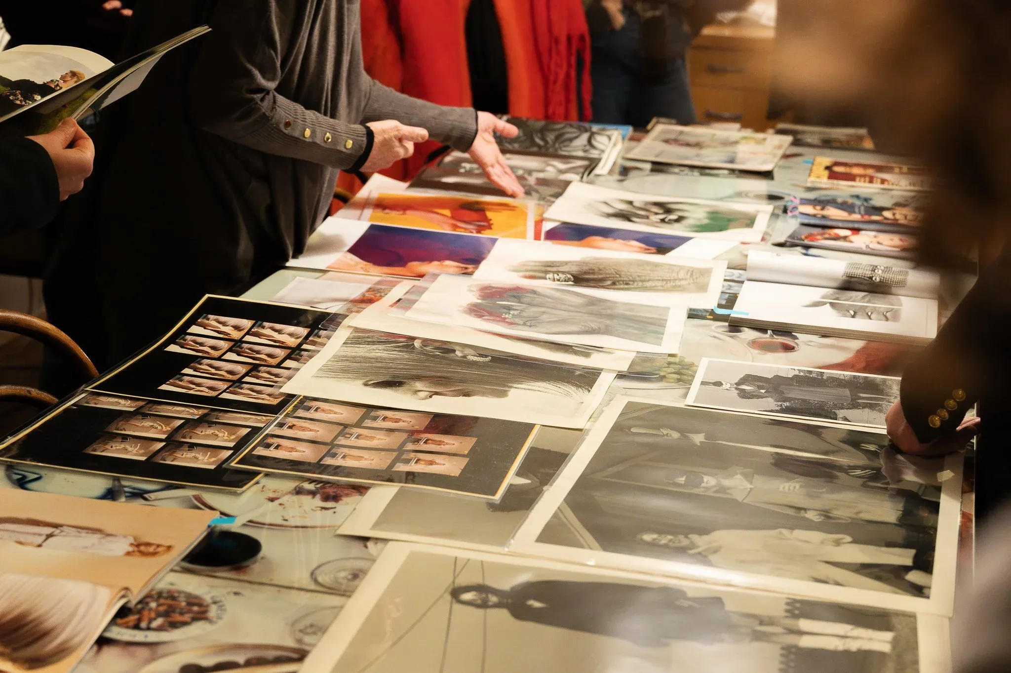 Details of the studio of Elfie Semotan