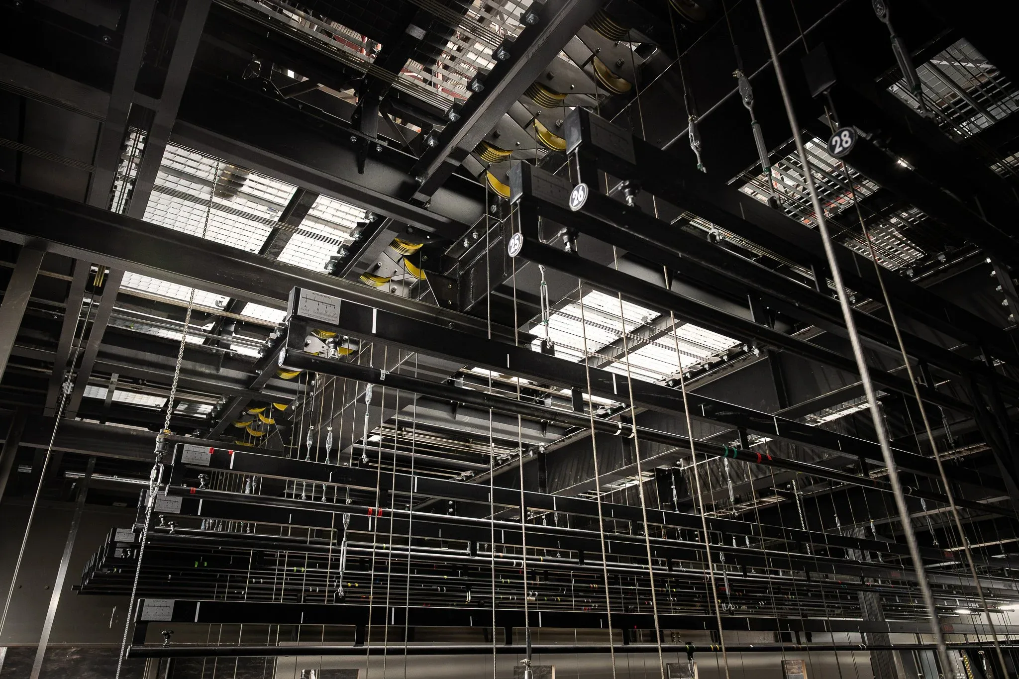 Fly loft at Volkstheater Vienna