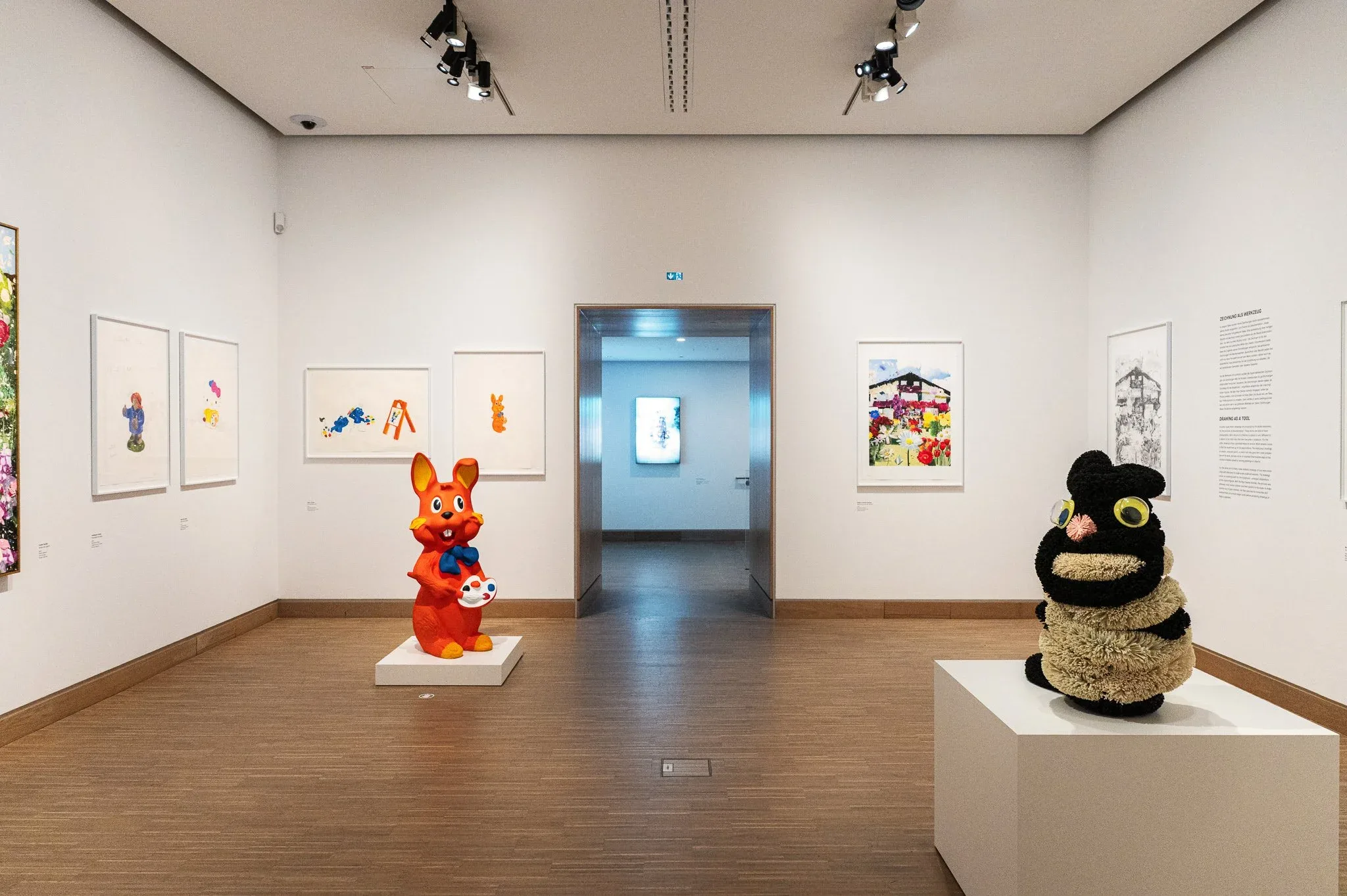 Exhibition view “Damien Hirst - Drawings”, Albertina Modern, 2025