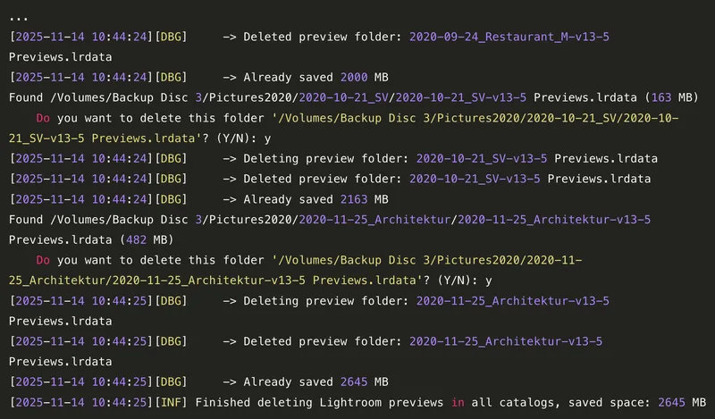 One Script to Delete Them All: Clean up Lightroom Preview Catalogs using PowerShell
