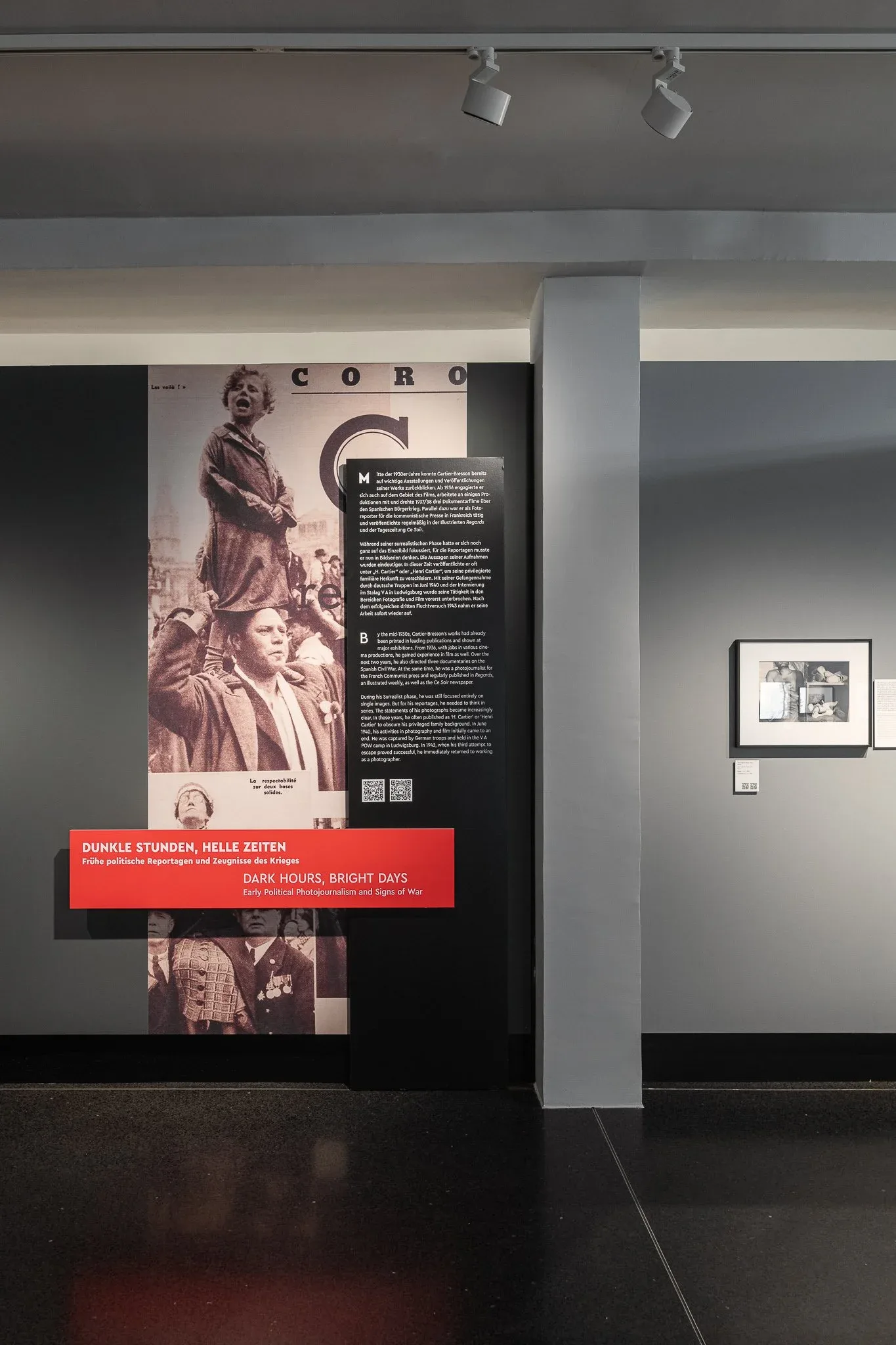 Exhibition View "Watch! Watch! Watch!" Henri Cartier-Bresson, FOTO ARSENAL Vienna