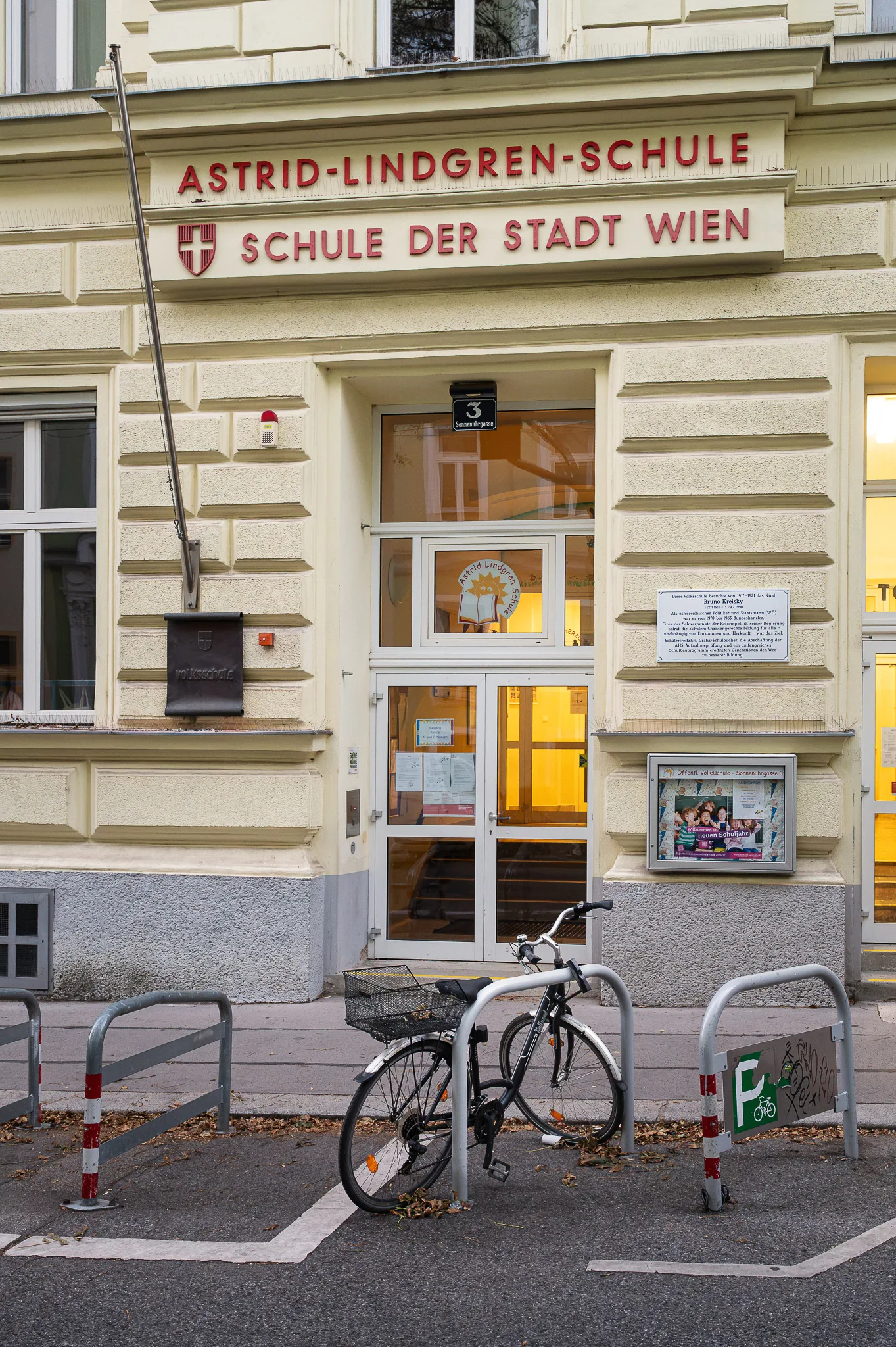 Astrid-Lindgren-Schule, Kreisky's former school in Mariahilf, Vienna, 2026