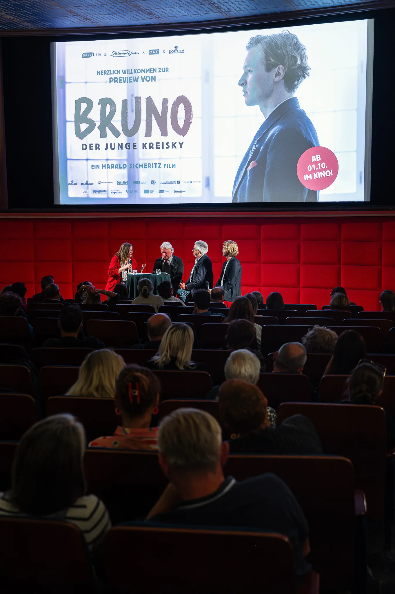 The audience watching the talk, Preview of “Bruno – Der junge Kreisky”, Filmcasino, Vienna, 2026