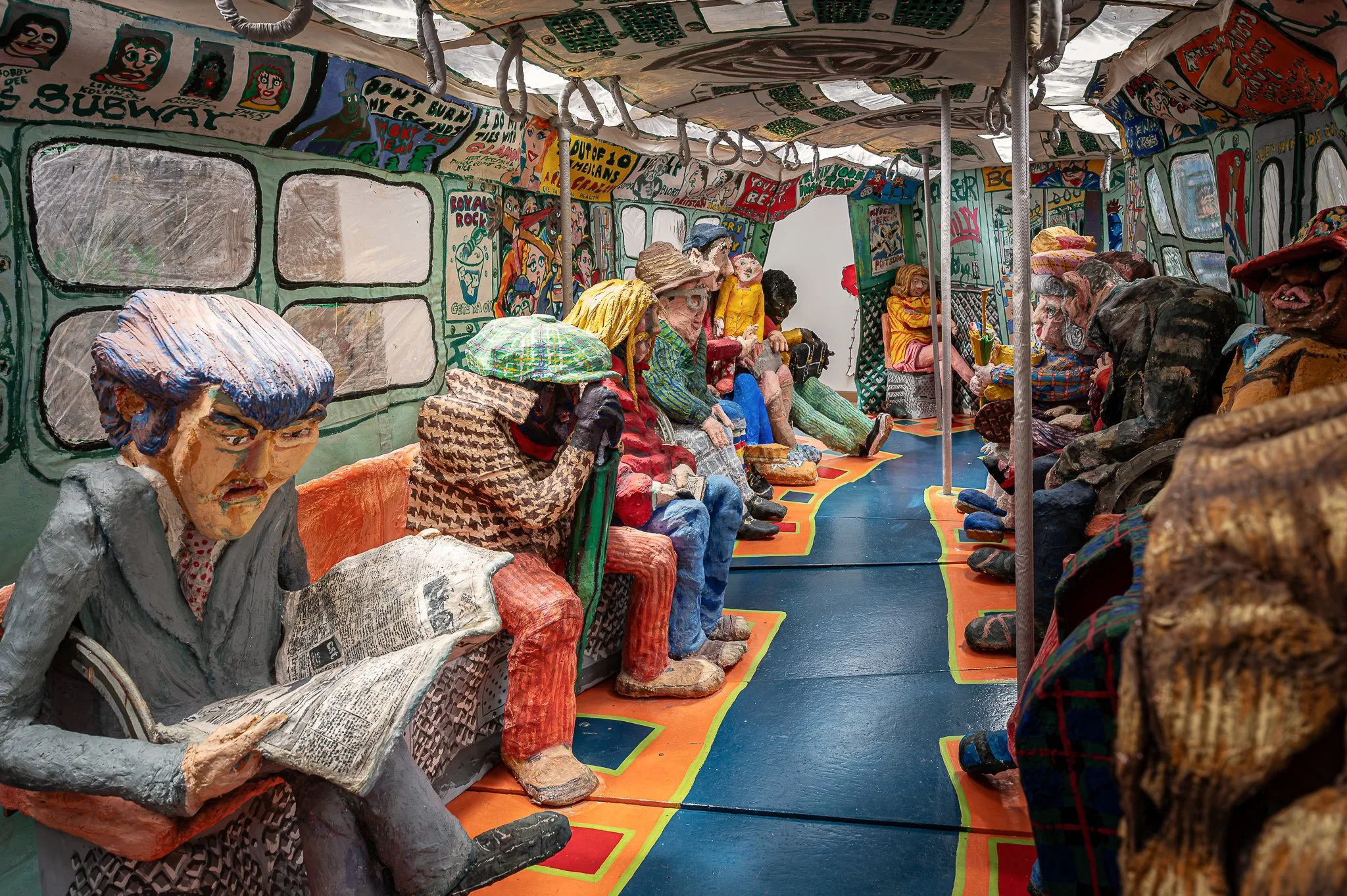 Red Grooms' walk-in Ruckus Manhattan: Subway (20260422-191628_albertina_kaws_6403.jpg)